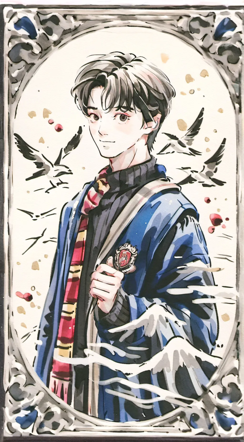 ai character: Harry Potter  background