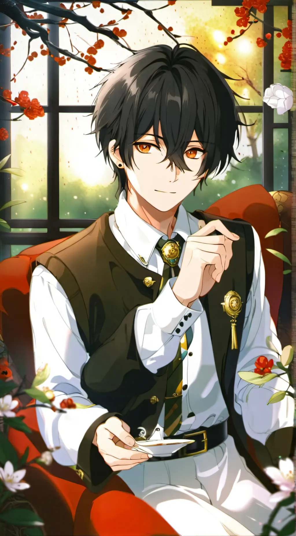 ai character: яой background
