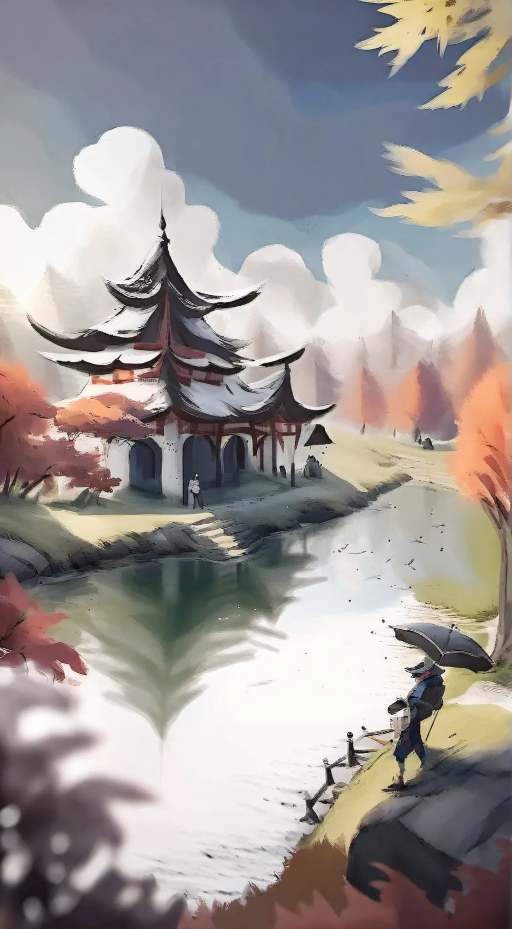 ai character: DW Childhood AU background