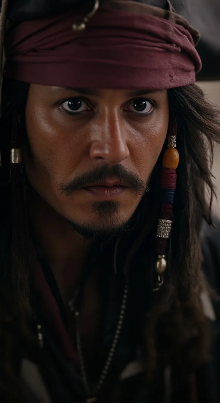 ai character: Jack Sparrow  background