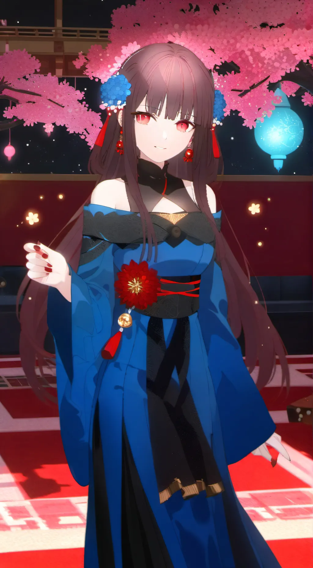 ai character: mayame background