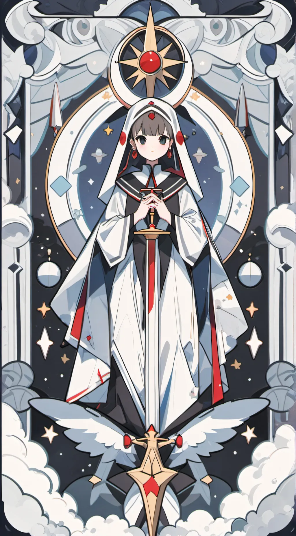 ai character: Key (coco bean) background