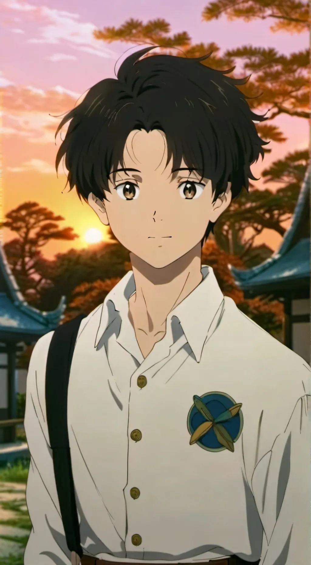 ai character: michiru kururugi background