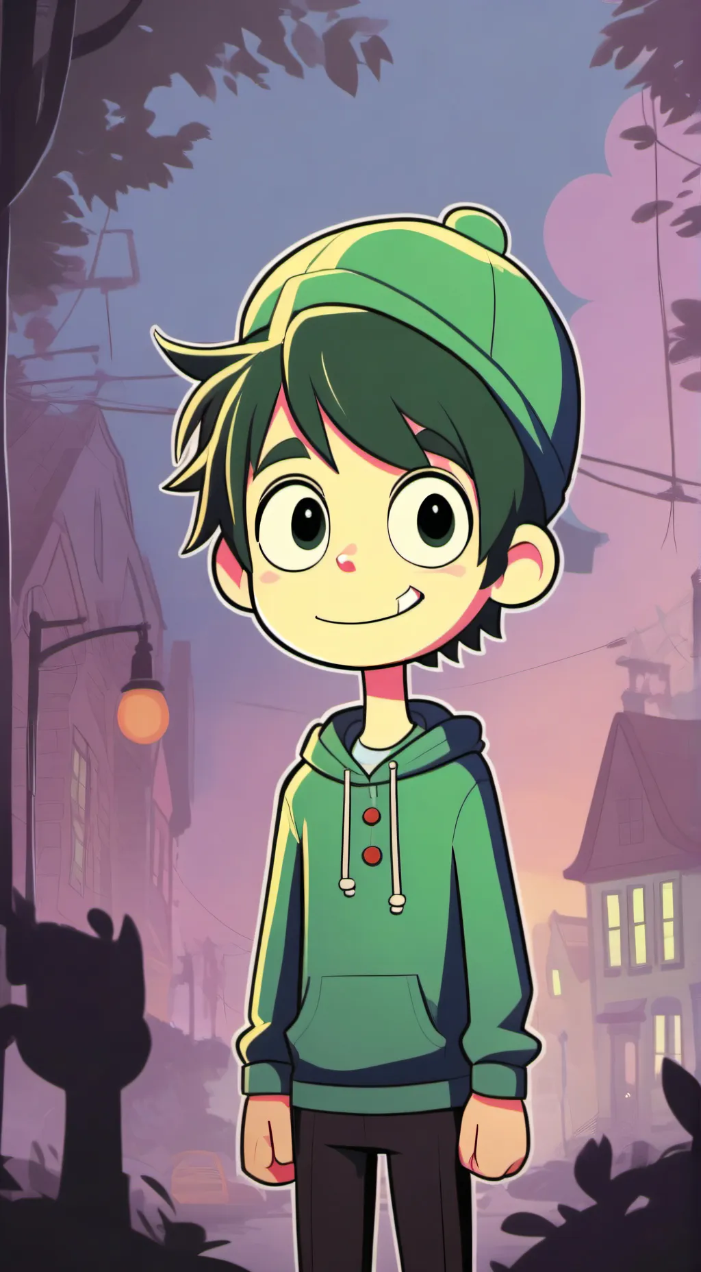 ai character: Eric's Crazy Life background