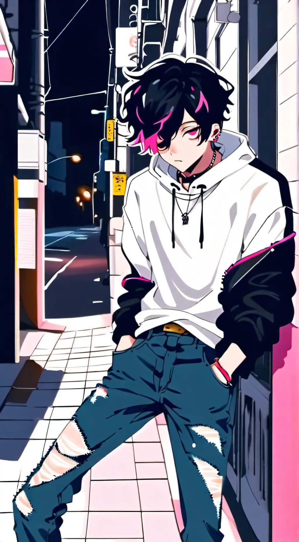 ai character: Kaito Haruno background