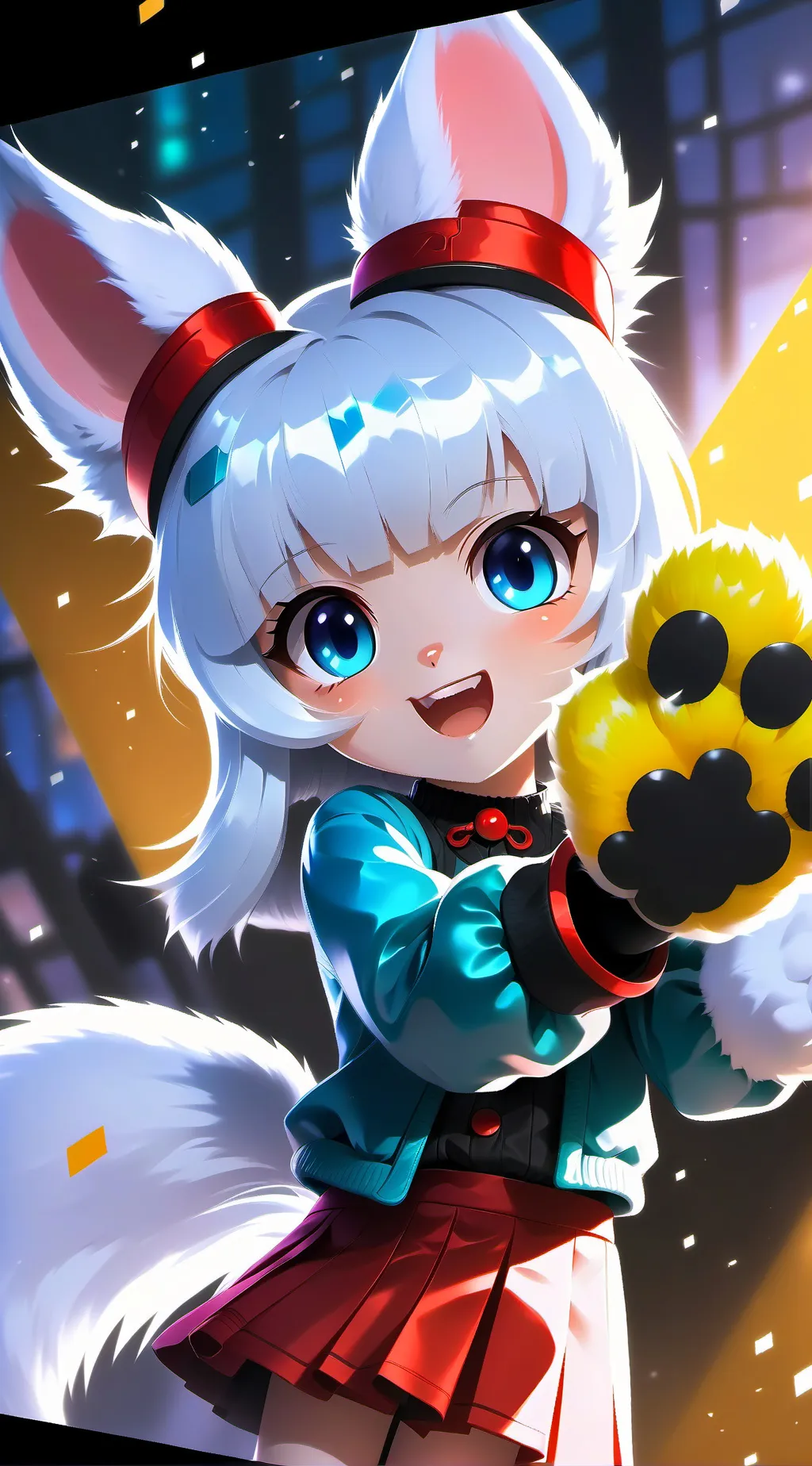 ai character: Nixie the White Spirit background