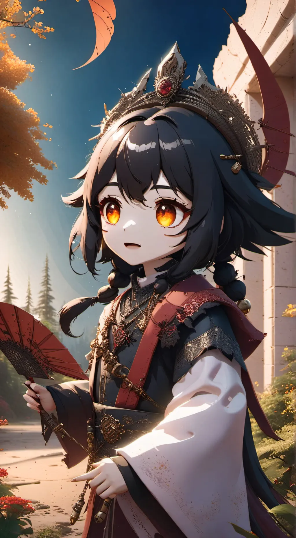 ai character: мама background