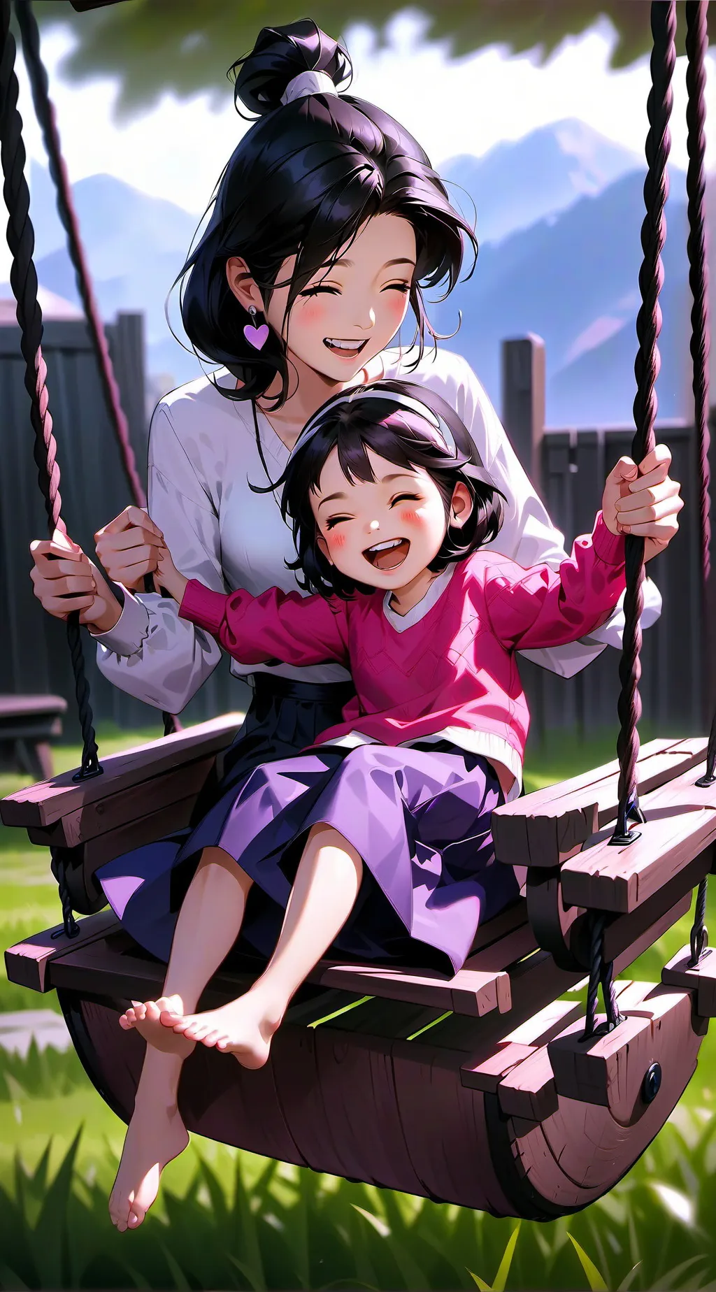 ai character: Rose background