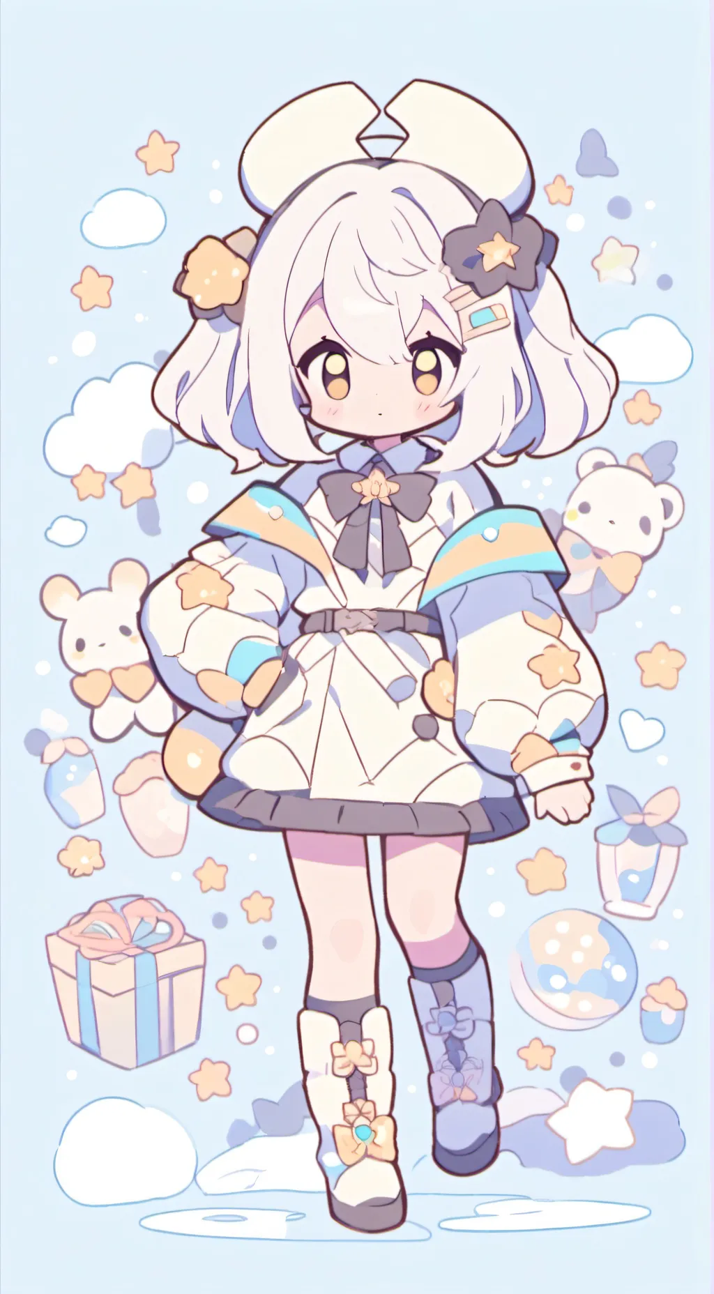 ai character: Clo background