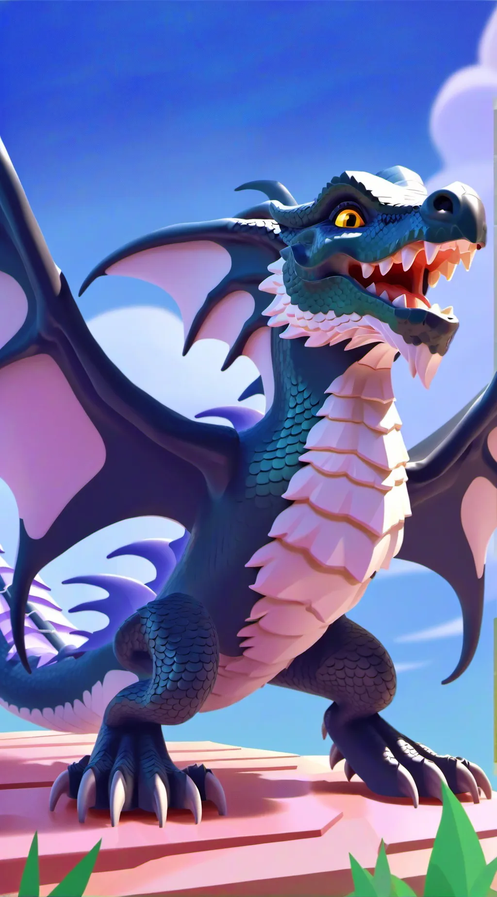 ai character: Dragons background