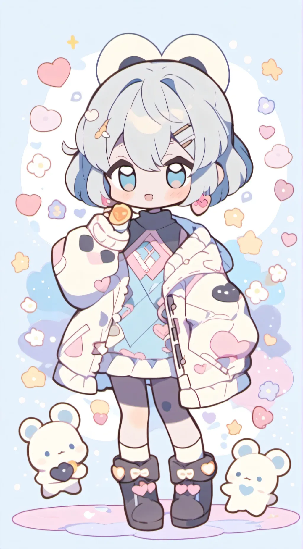 ai character: MaeChan background
