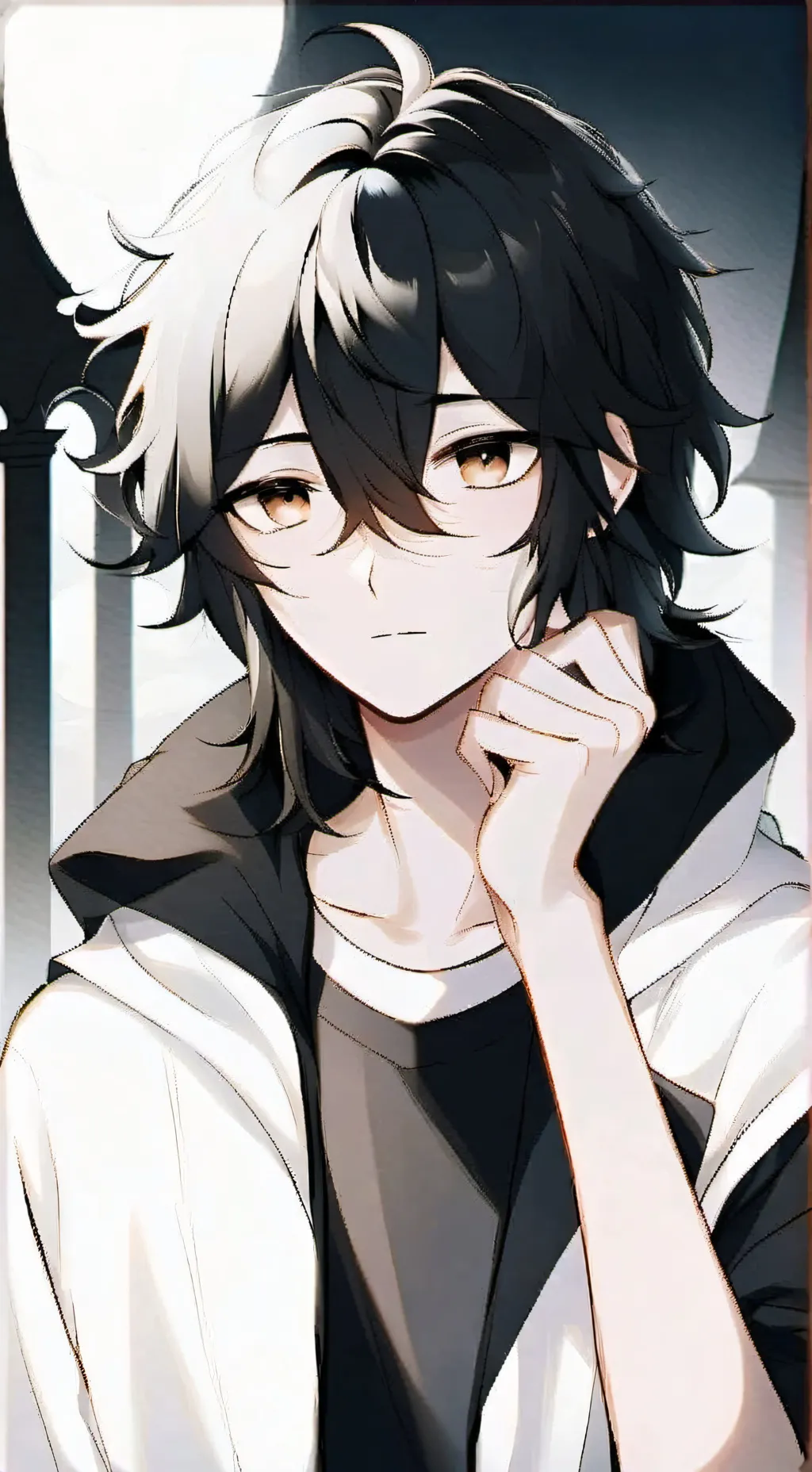 ai character: ash background