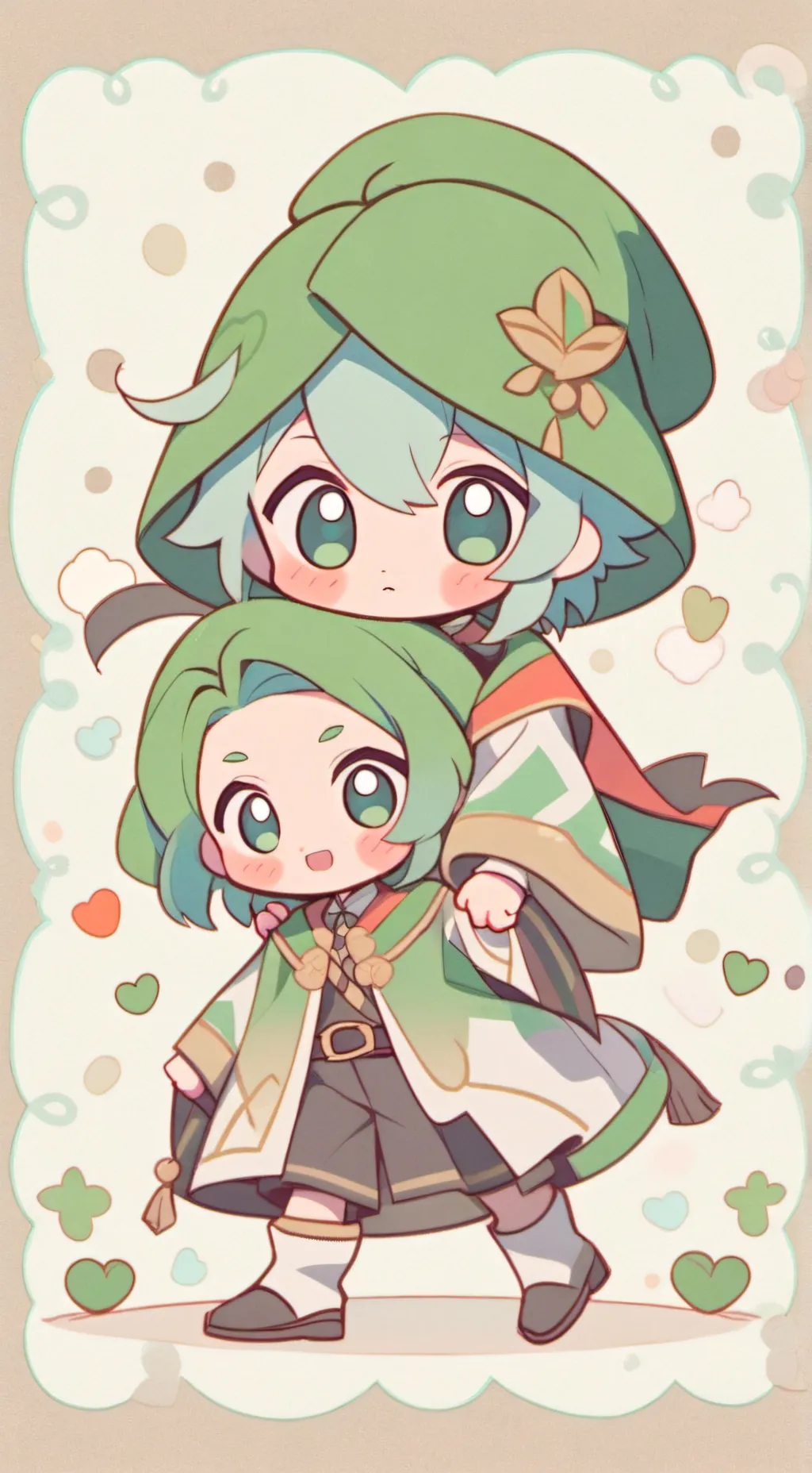 ai character: tu hermana fuerte  background