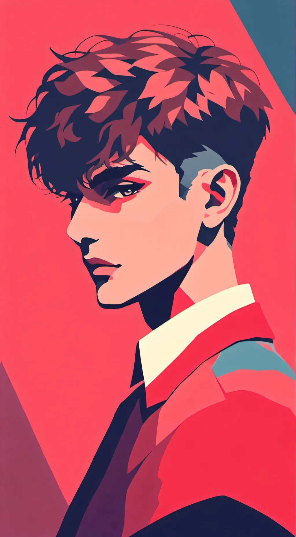 ai character: LOW TAPER FADE background