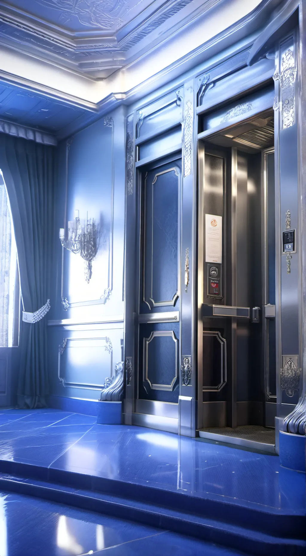 ai character: elevador insano background