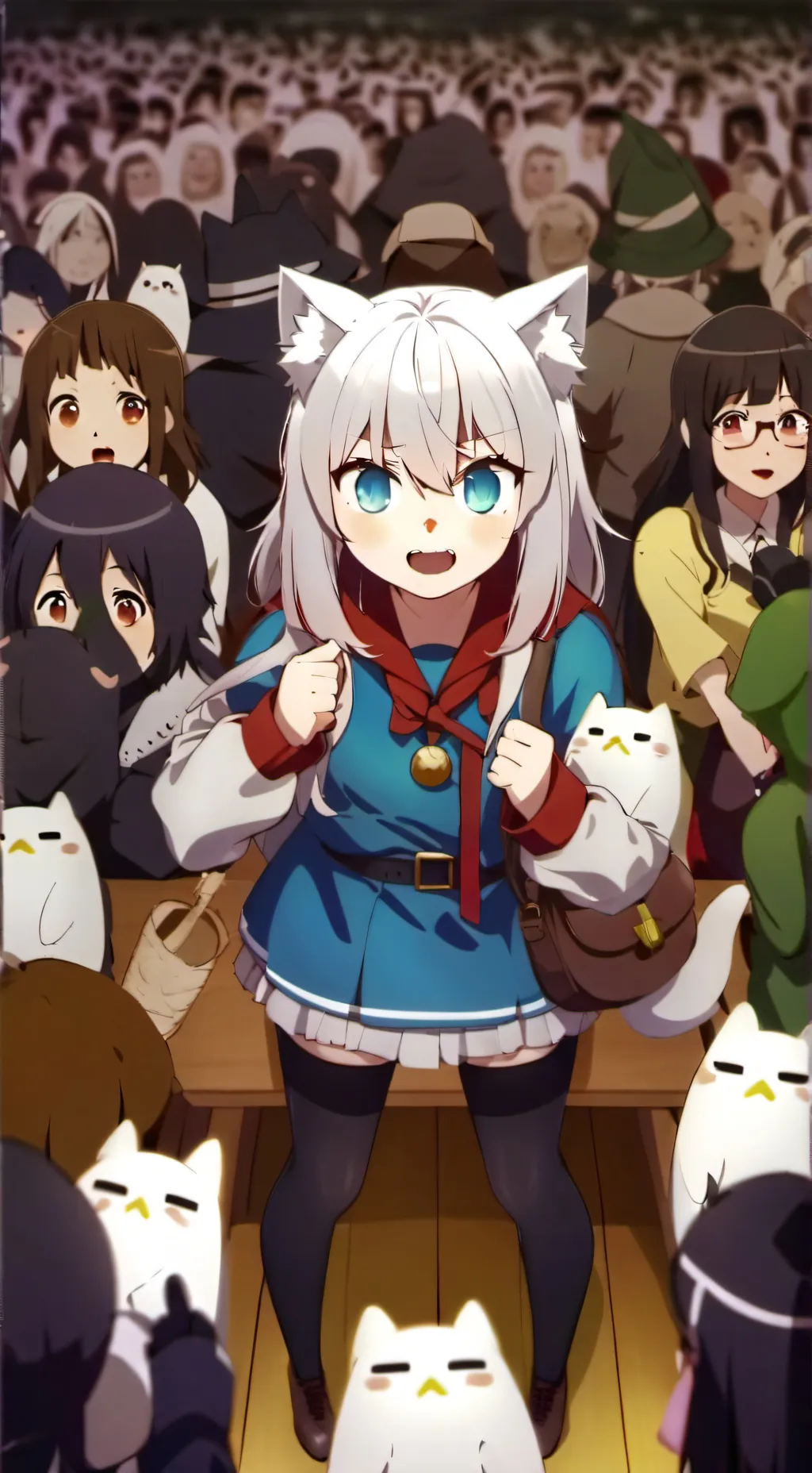 ai character: Angry Nekos background