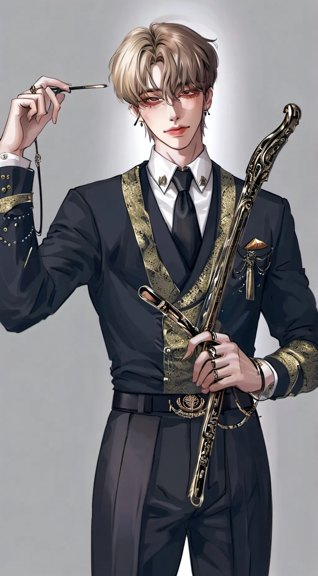 ai character: Zach king of hell background