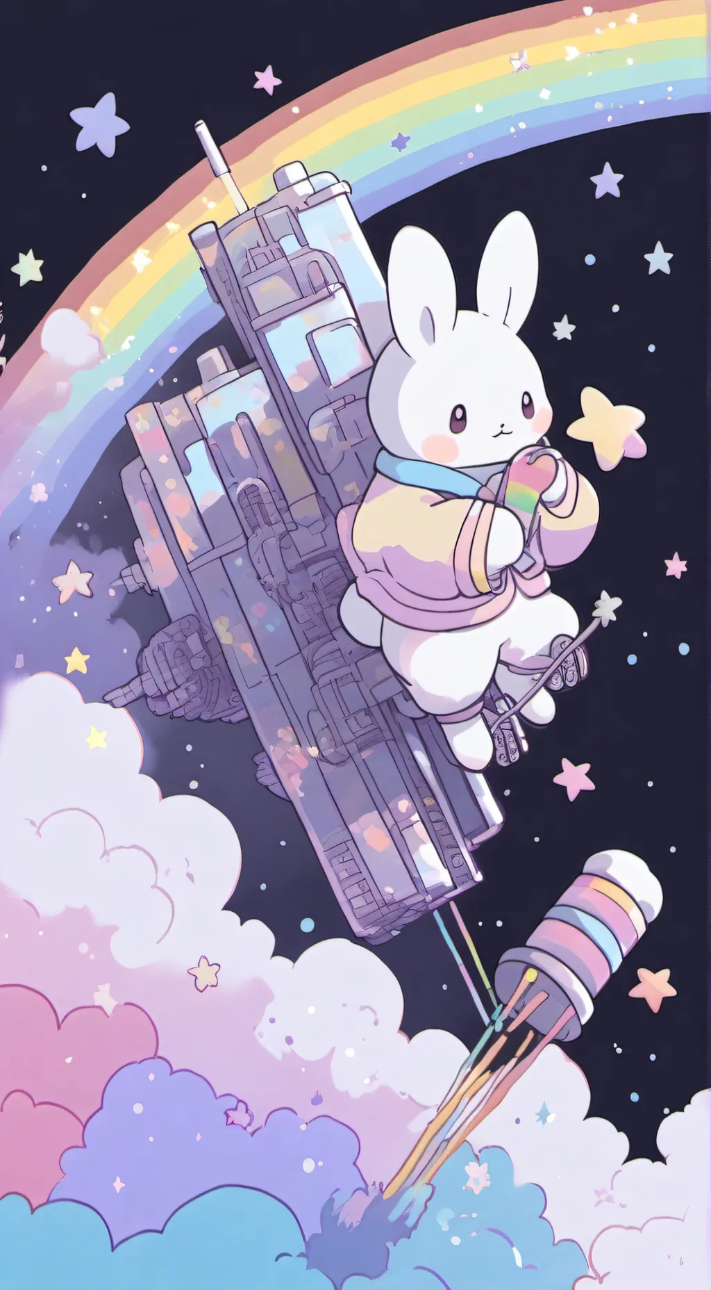 ai character: Sprunki at night background