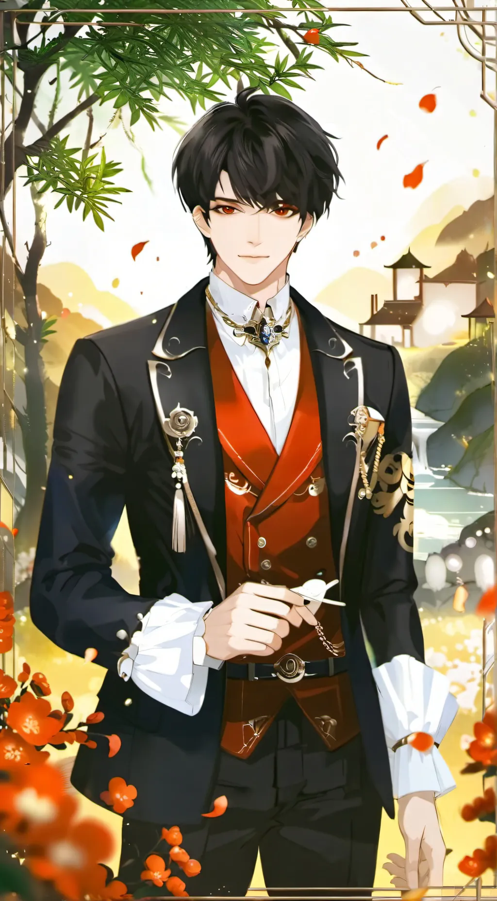 ai character: chico que me voy a background