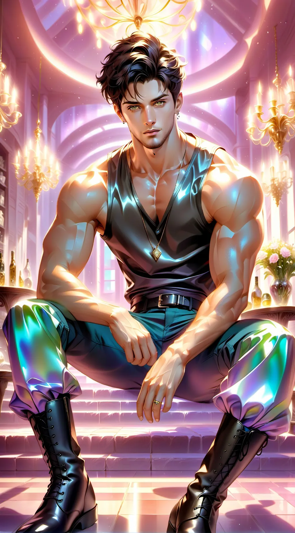 ai character: Ray background
