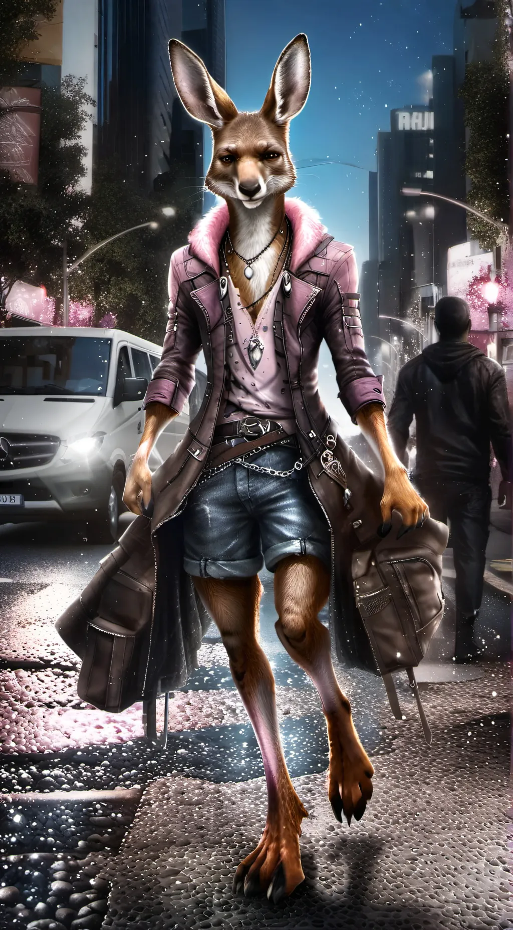ai character: Sheila  background