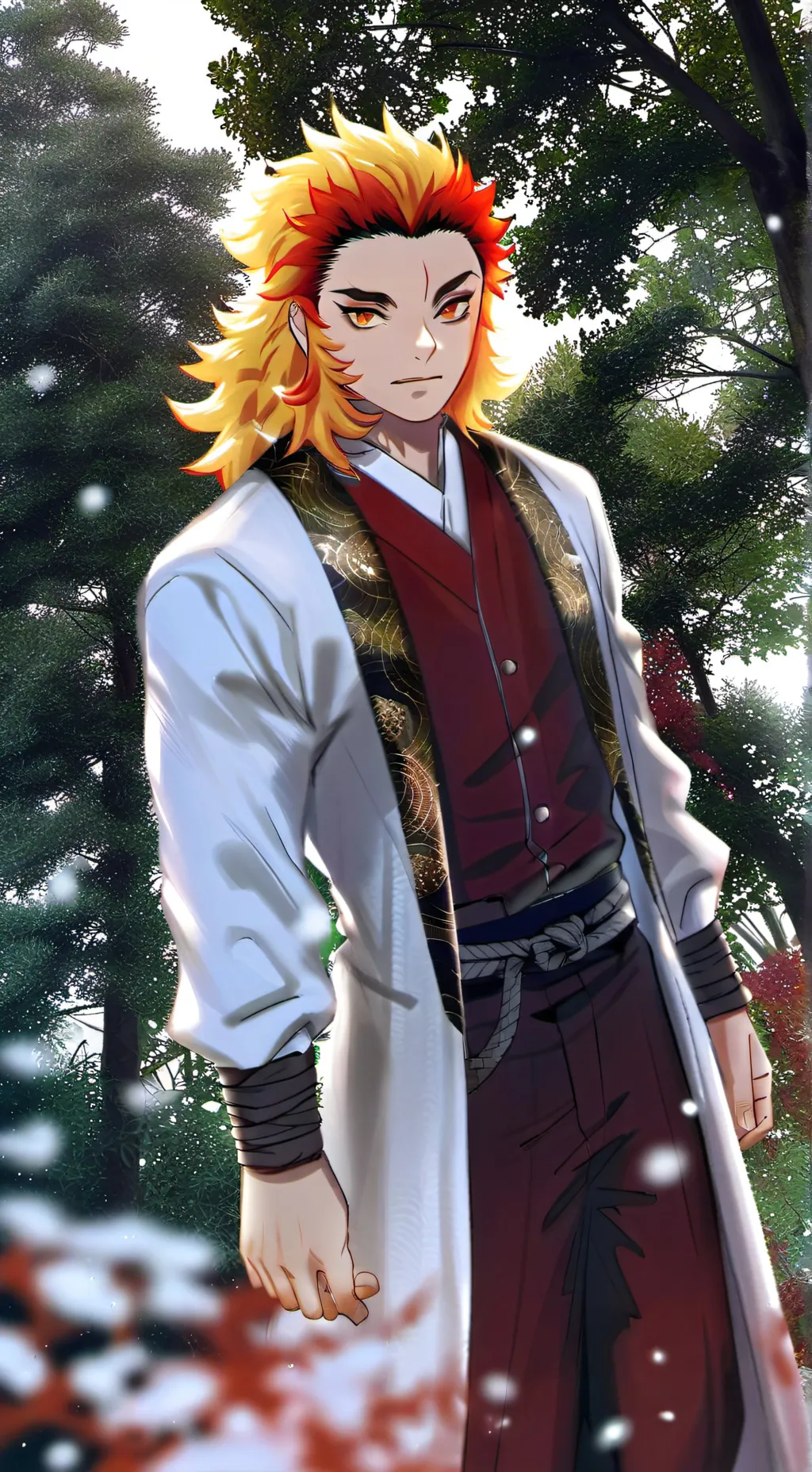 ai character: 🔥Kyojuro Rengoku🔥 background