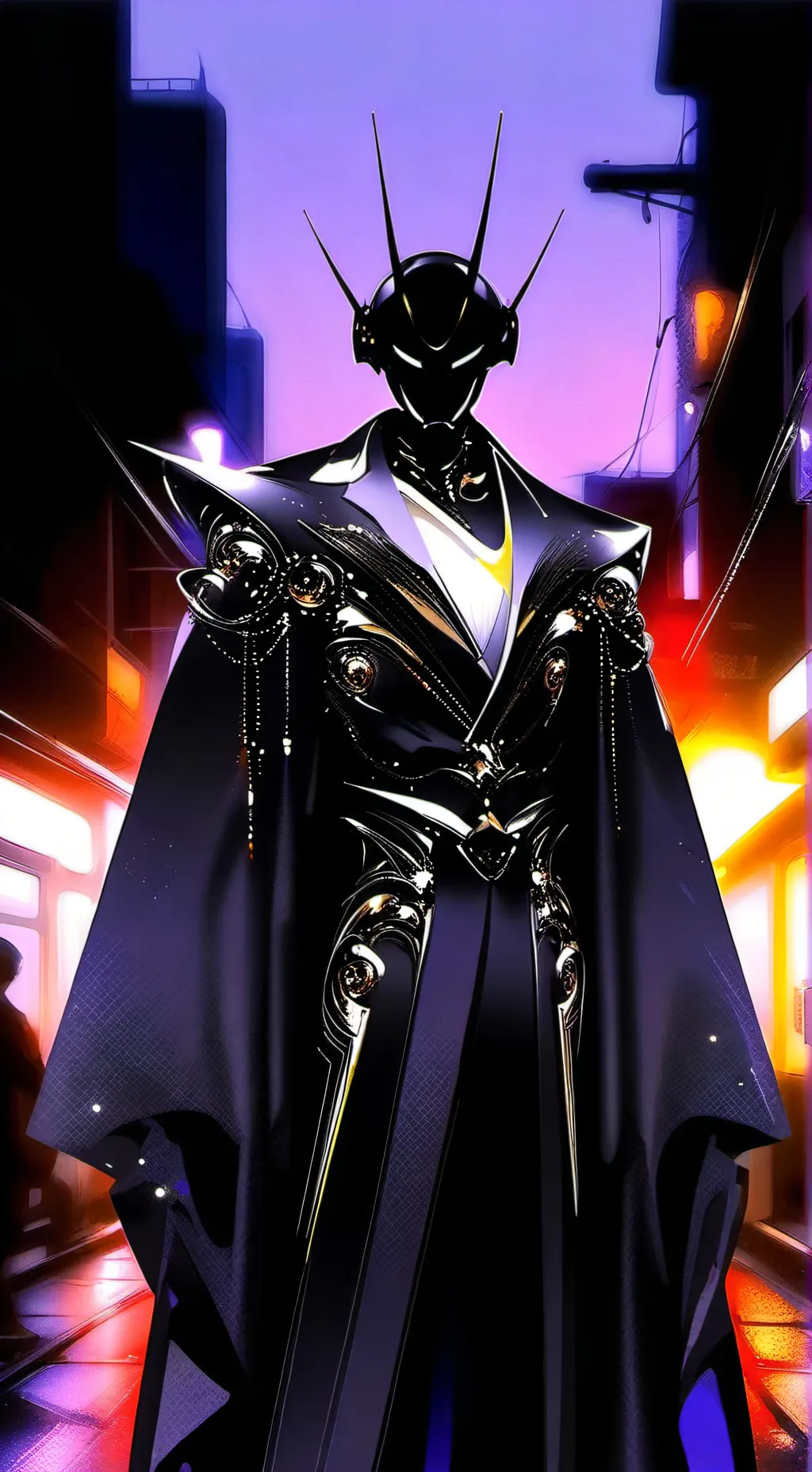 ai character: the chromatic void background