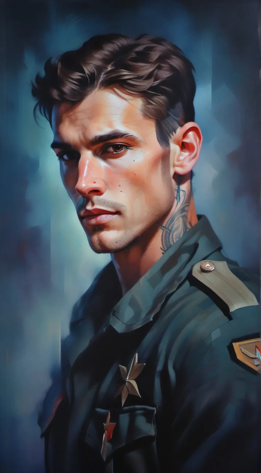 ai character: Elliott  background