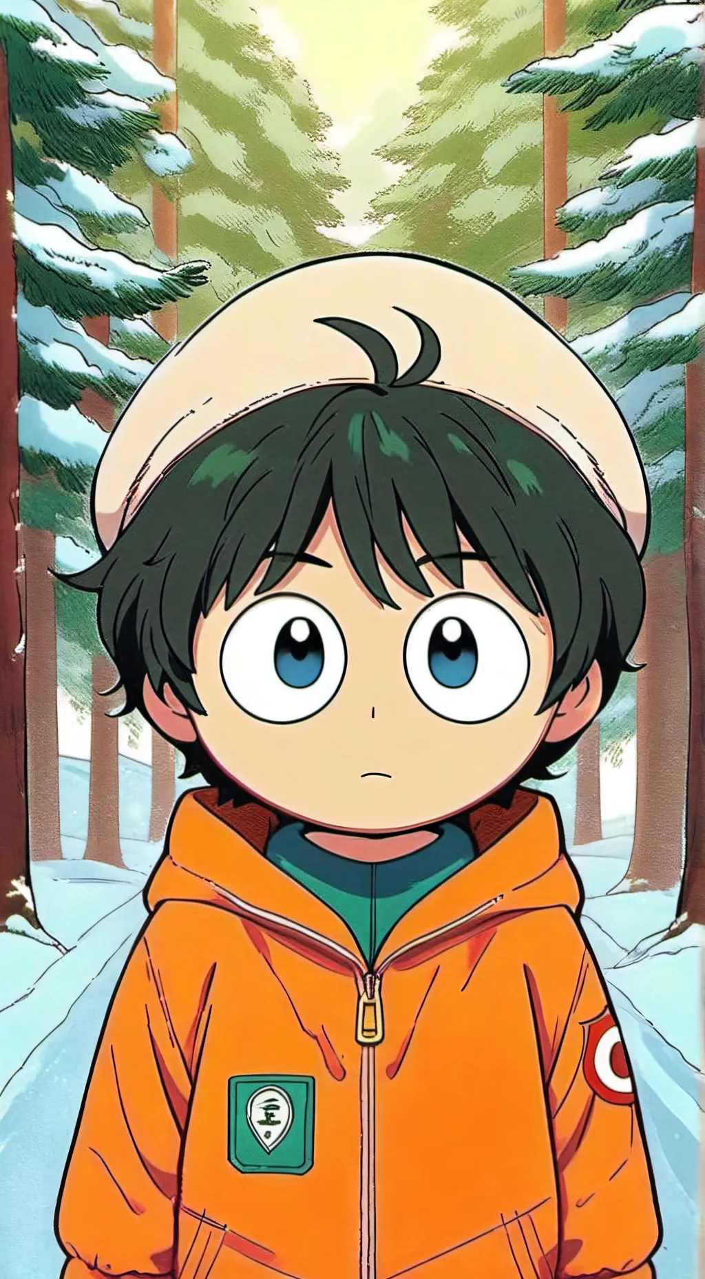 ai character: South Park  background