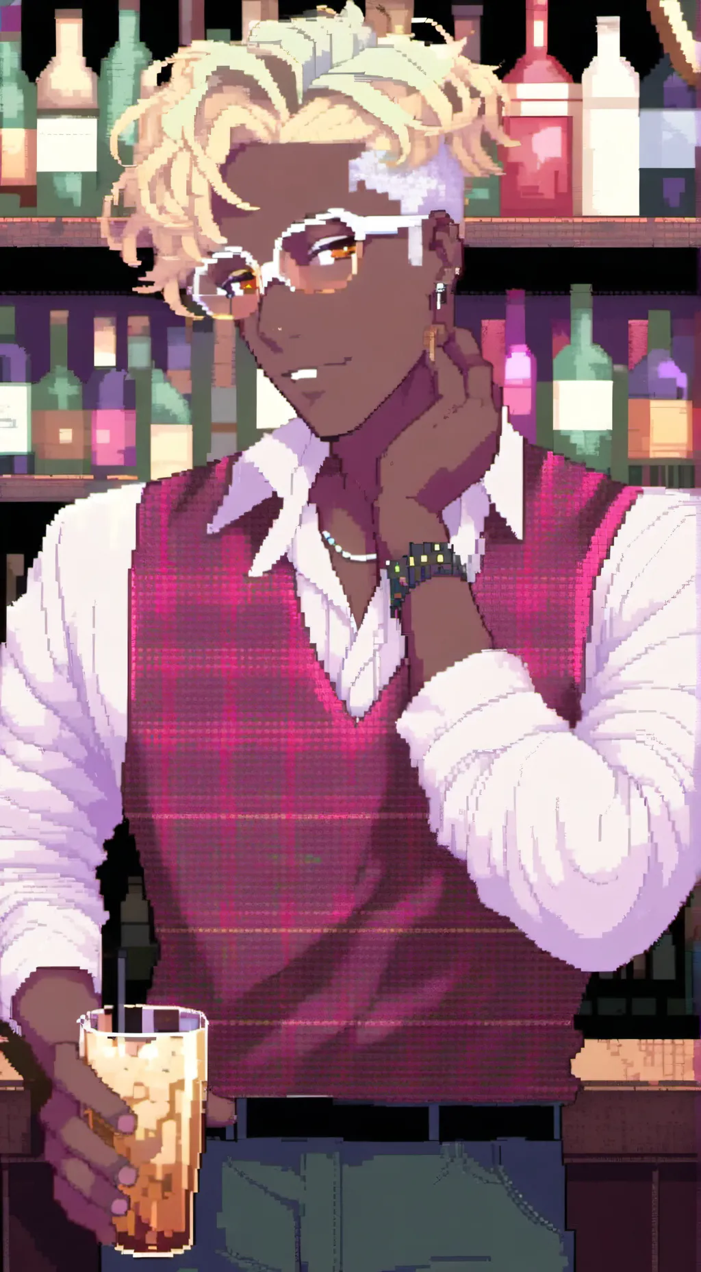 ai character: Kain  background