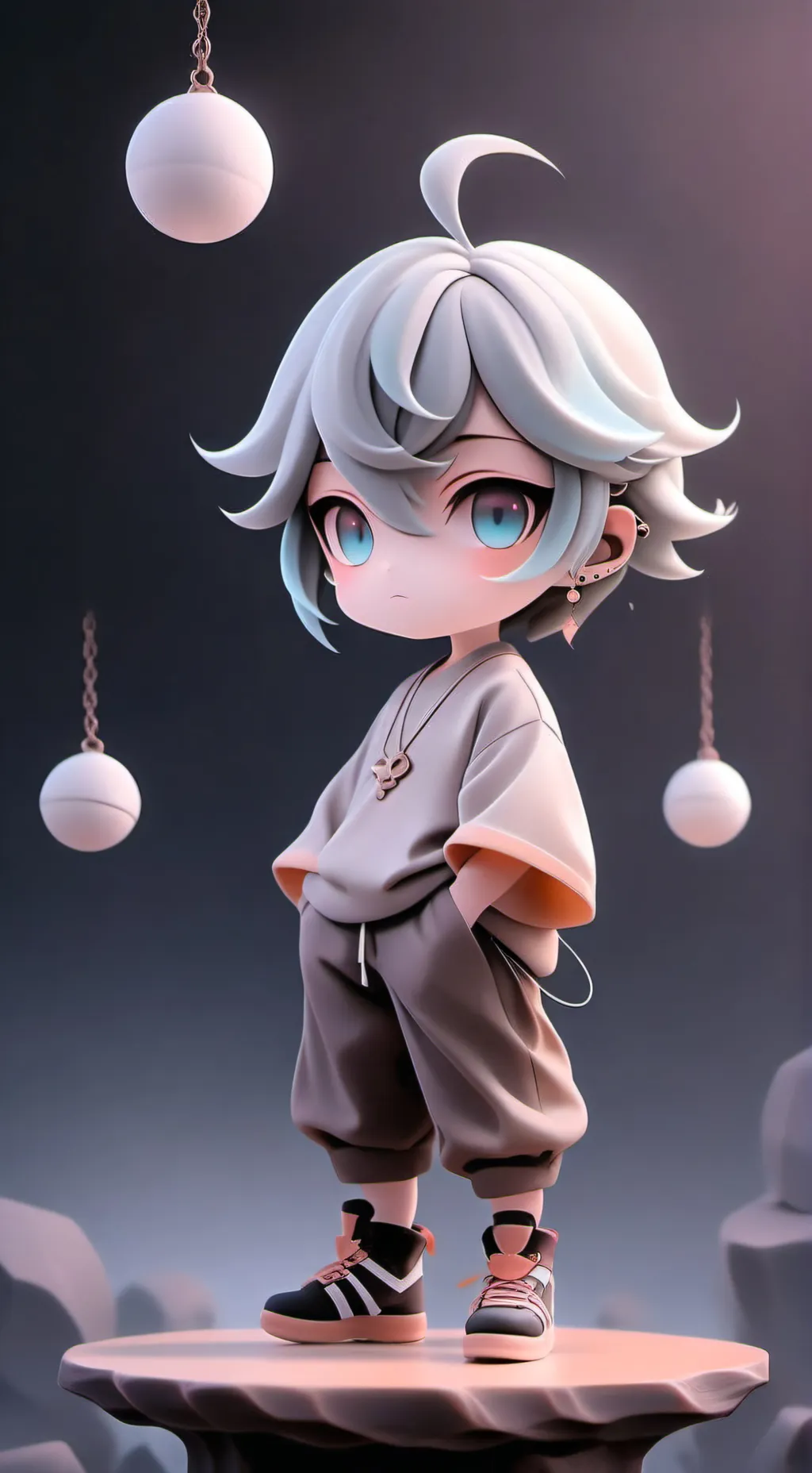 ai character: luna background