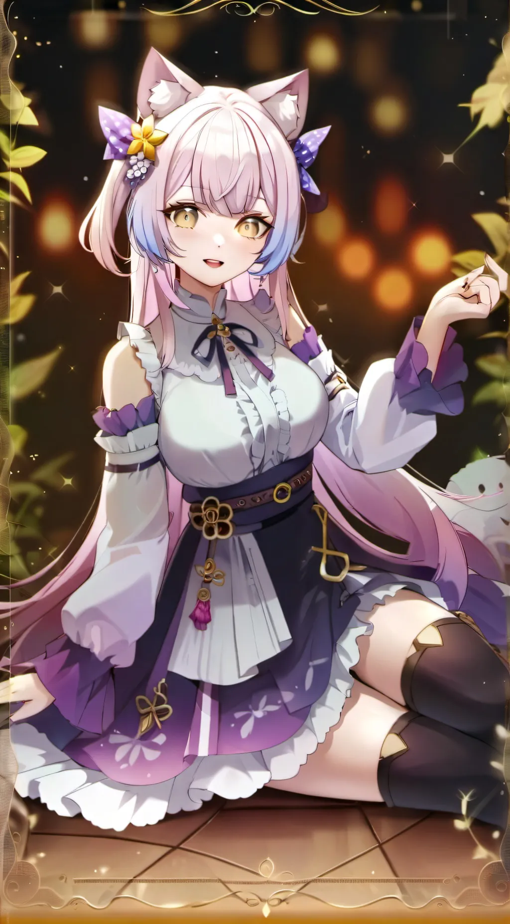 ai character: Sakura Hanazono background