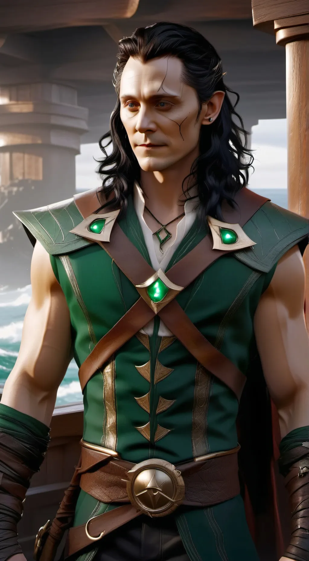 ai character: Loki Laufeyson background