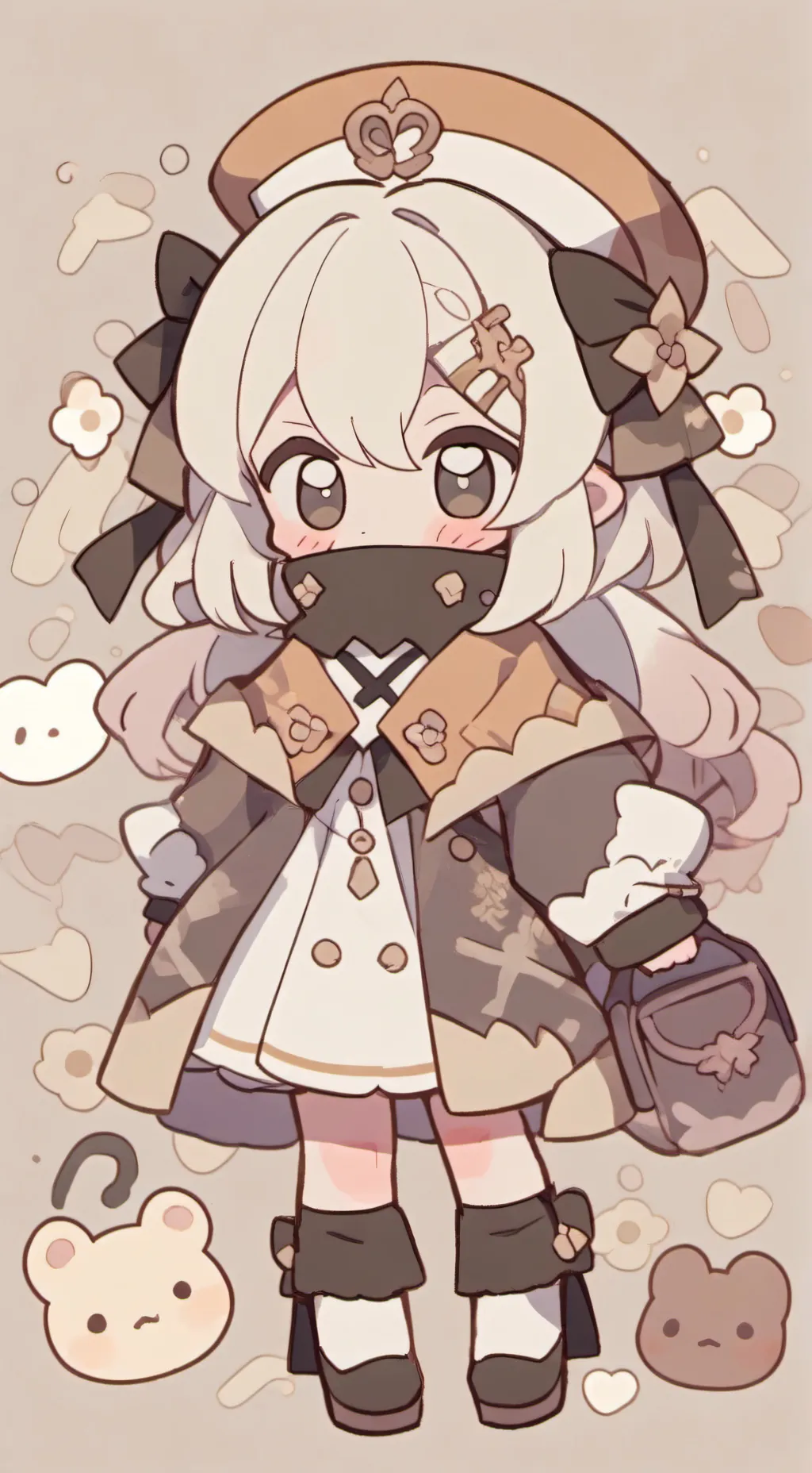 ai character: Sprunki meets DW!  background