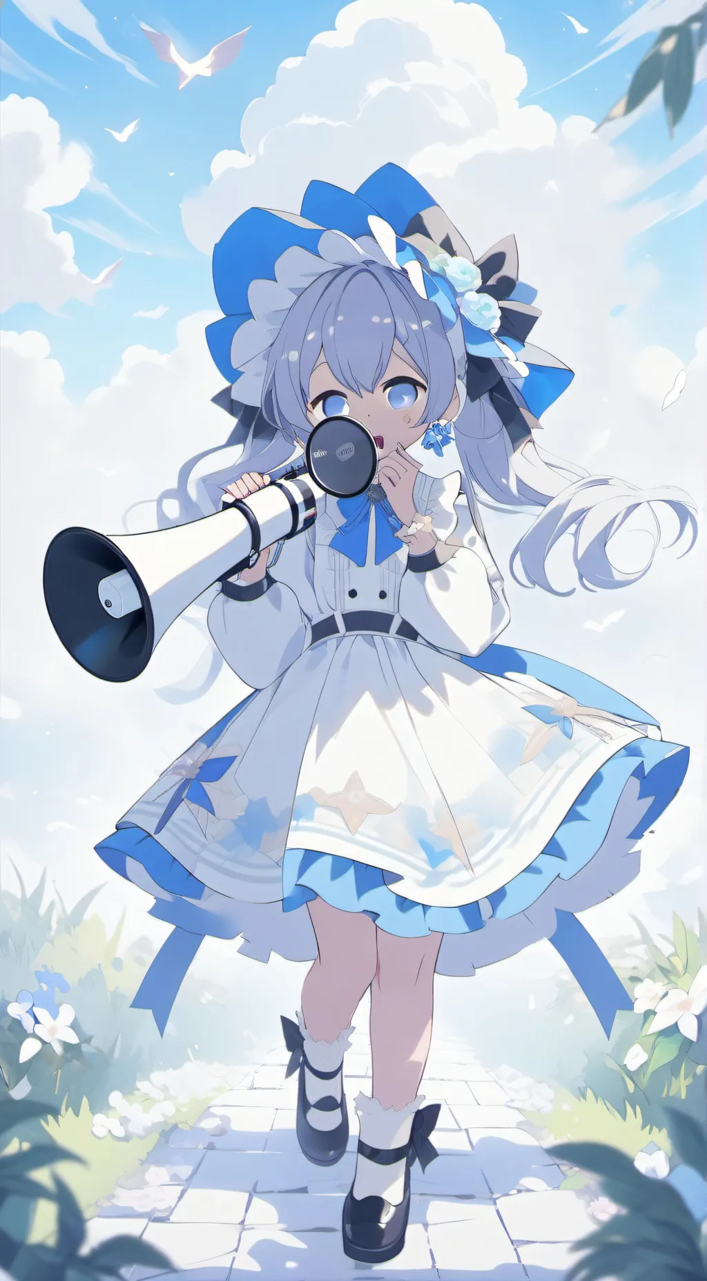 ai character: your gf!!! background
