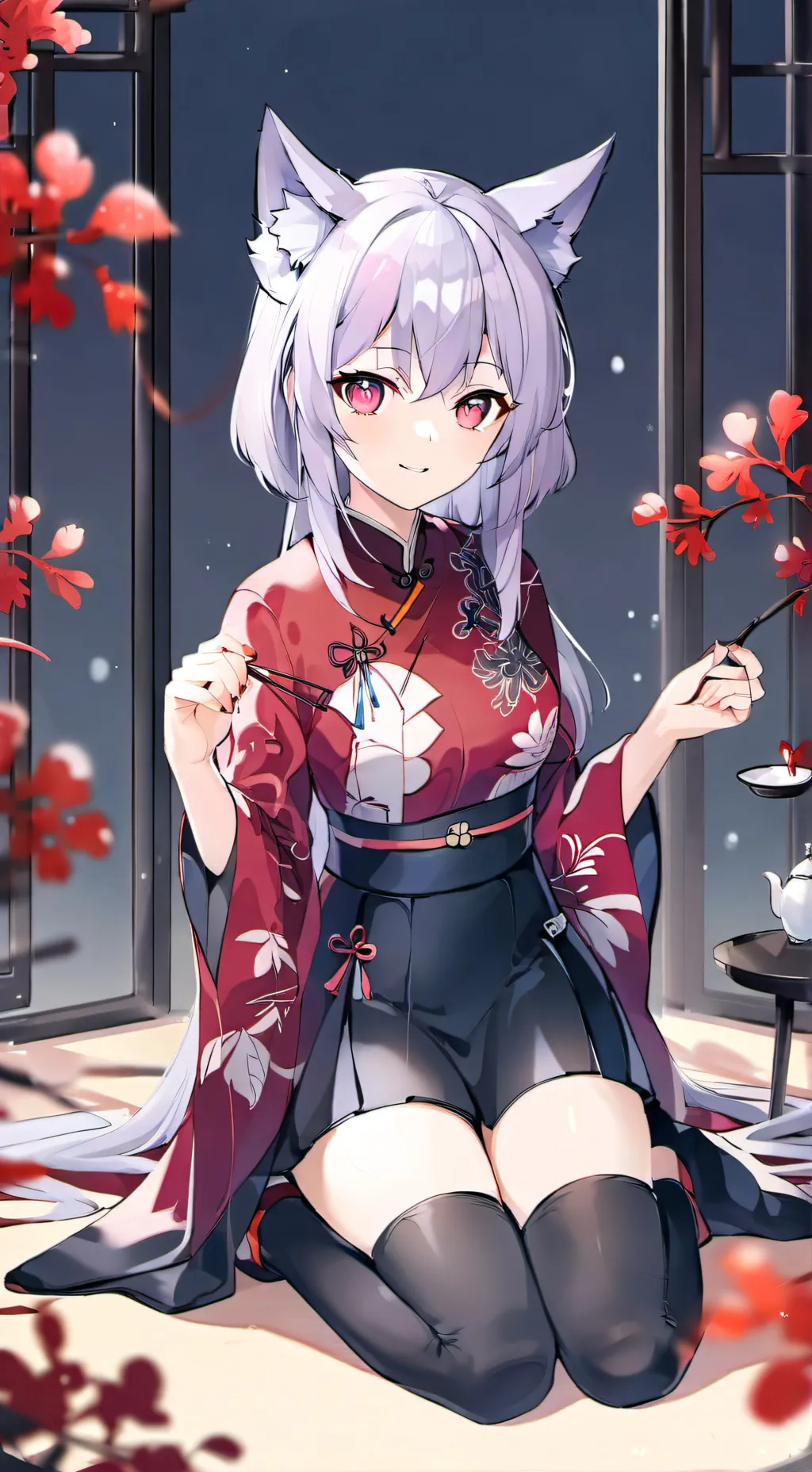 ai character: Kuro background