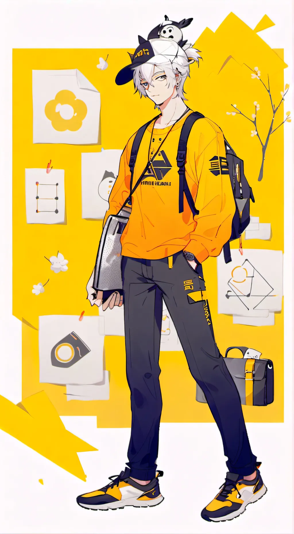 ai character: deku ×bakugo sus background