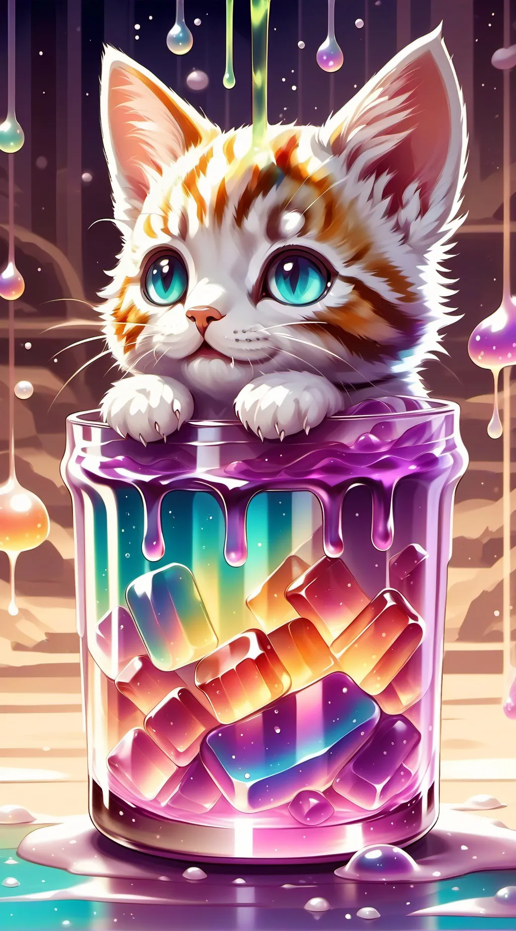 Talkie AI - Chat with Rainbow Juice Cat