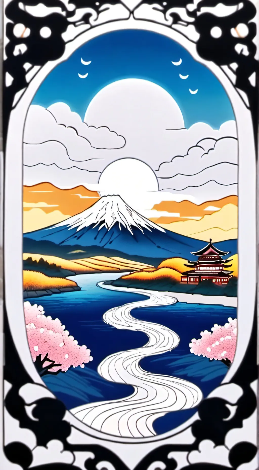 ai character: S.korea y n.korea background