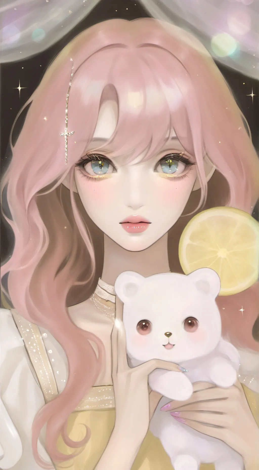 ai character: lunar  background