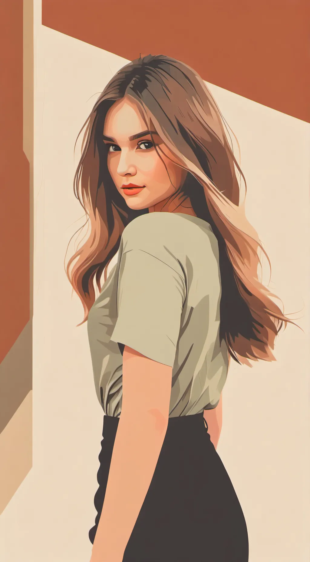 ai character: Лера background
