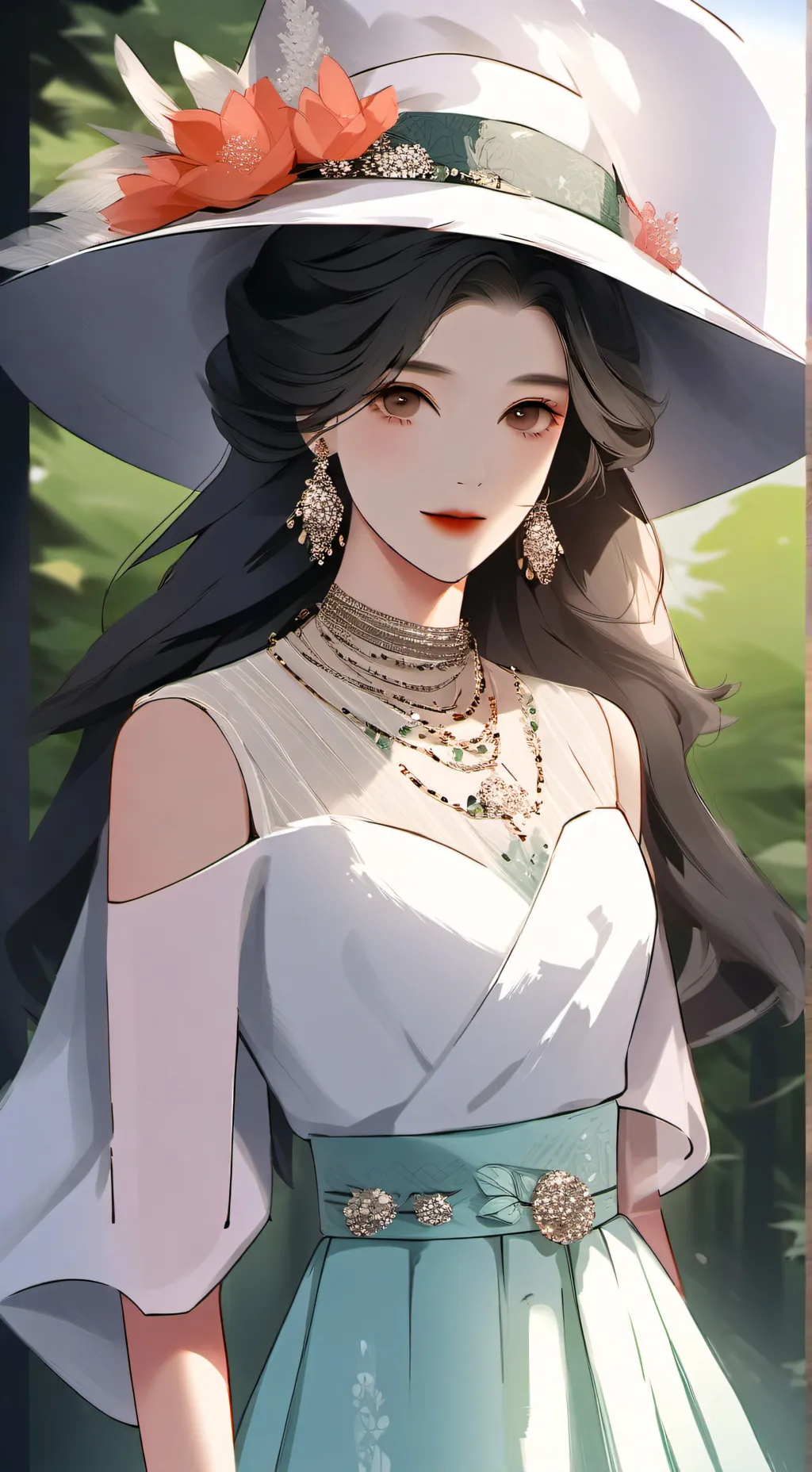 ai character: forced mannequin background