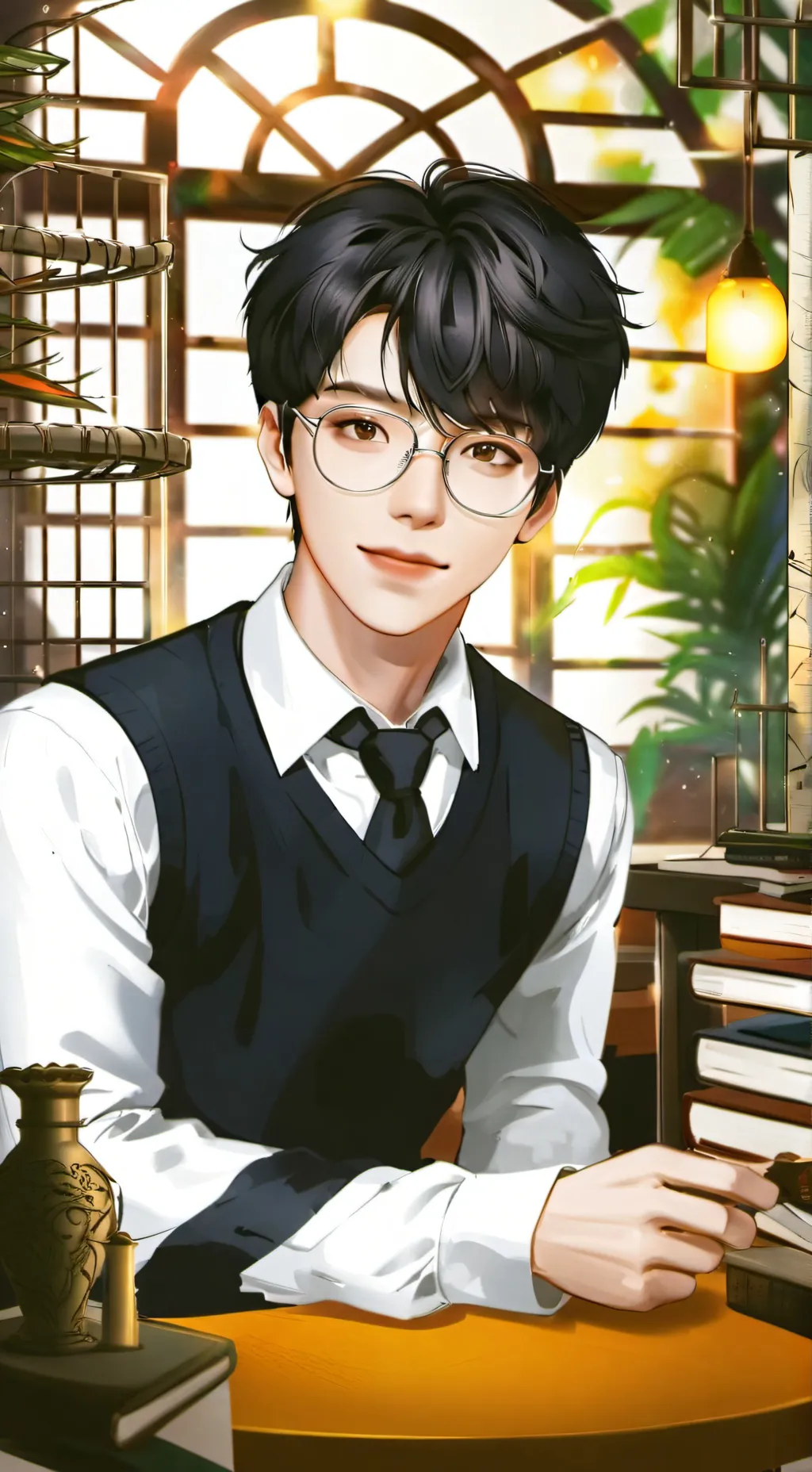 ai character: Kenneth  background