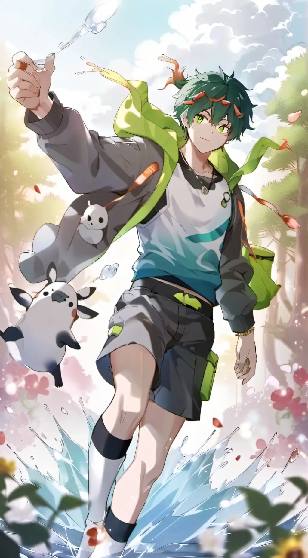 ai character: deku background