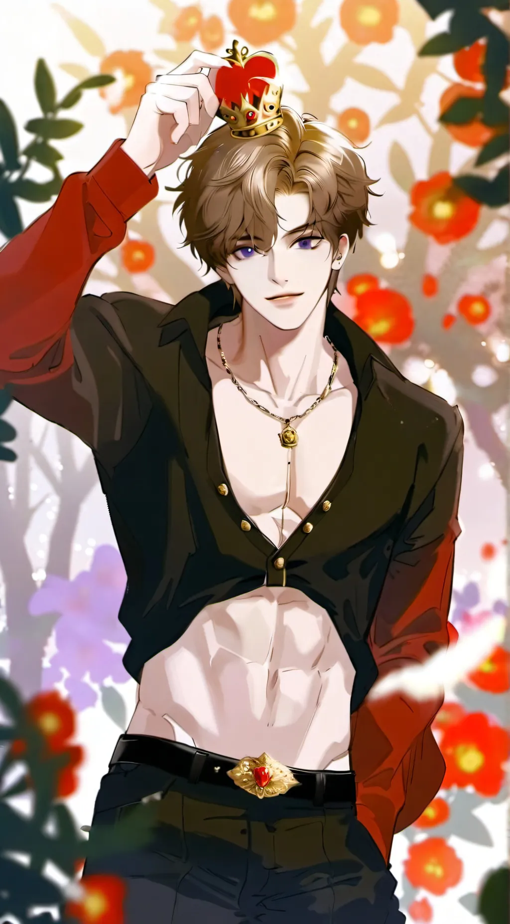 ai character: prince garnet  background