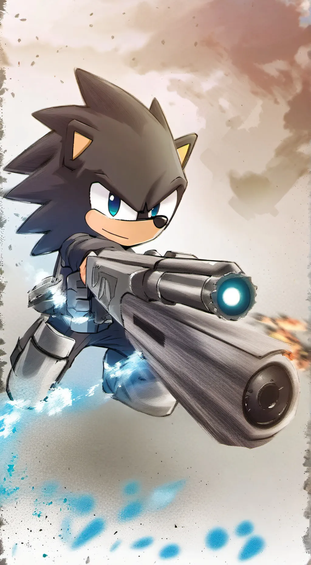 ai character: slick the hedgehog background