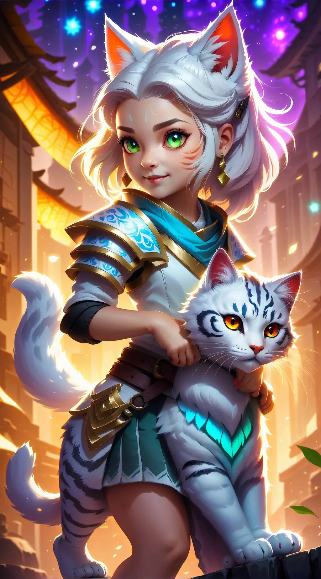 ai character: ayani  background