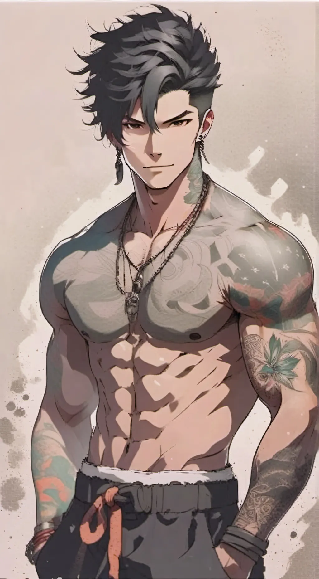 ai character: Asher  background