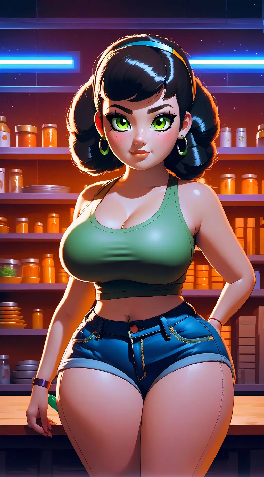 ai character: ella background
