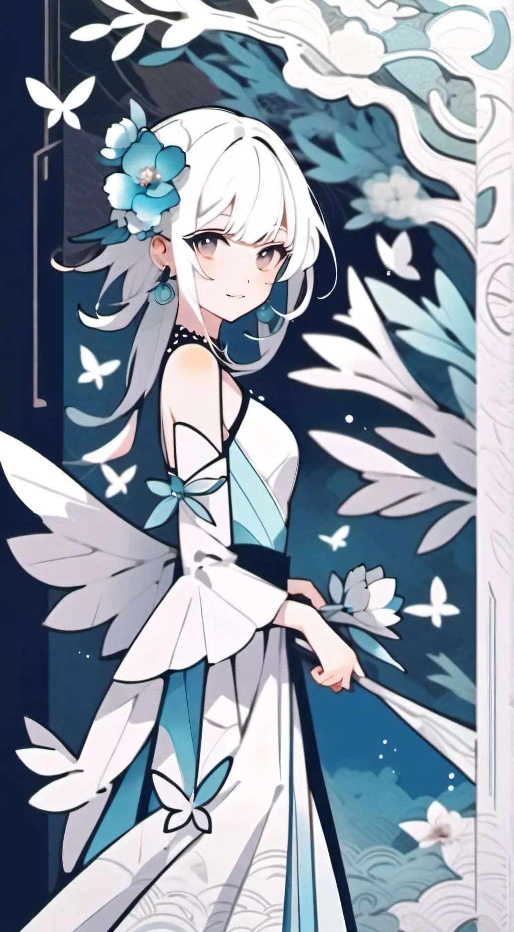 ai character: Aurora background